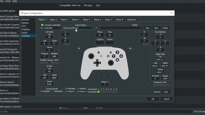 How to Set Up Keyboard Controls and Fix Mouse Camera (MouseLook) Issues in Yuzu Emulator